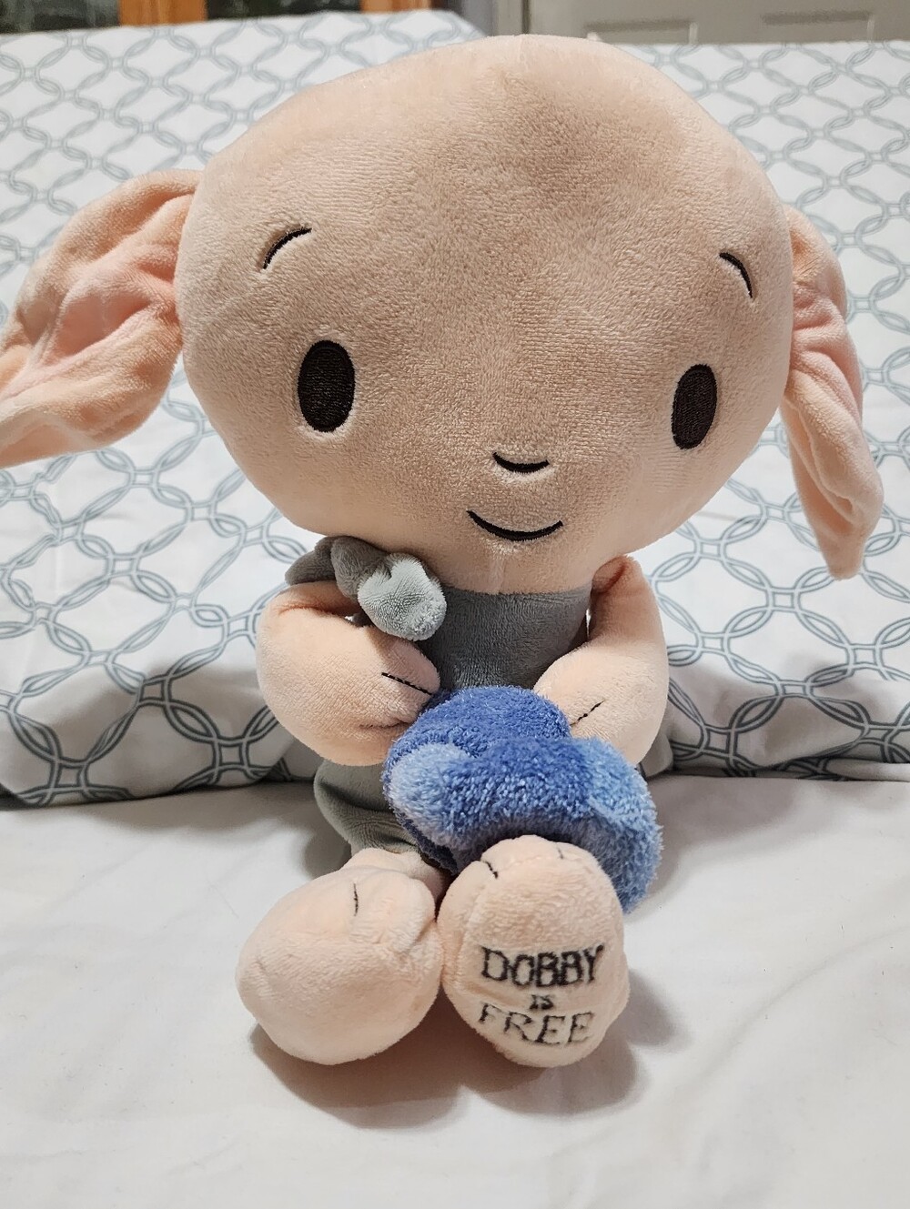 Harry Potter Dobby Holding Sock 15" Plush by Kids Preferred.